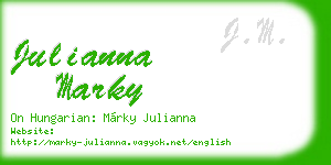 julianna marky business card